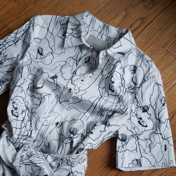 Jason Wu Wrap Shirt Dress SZ 12 - Picture 3 of 10